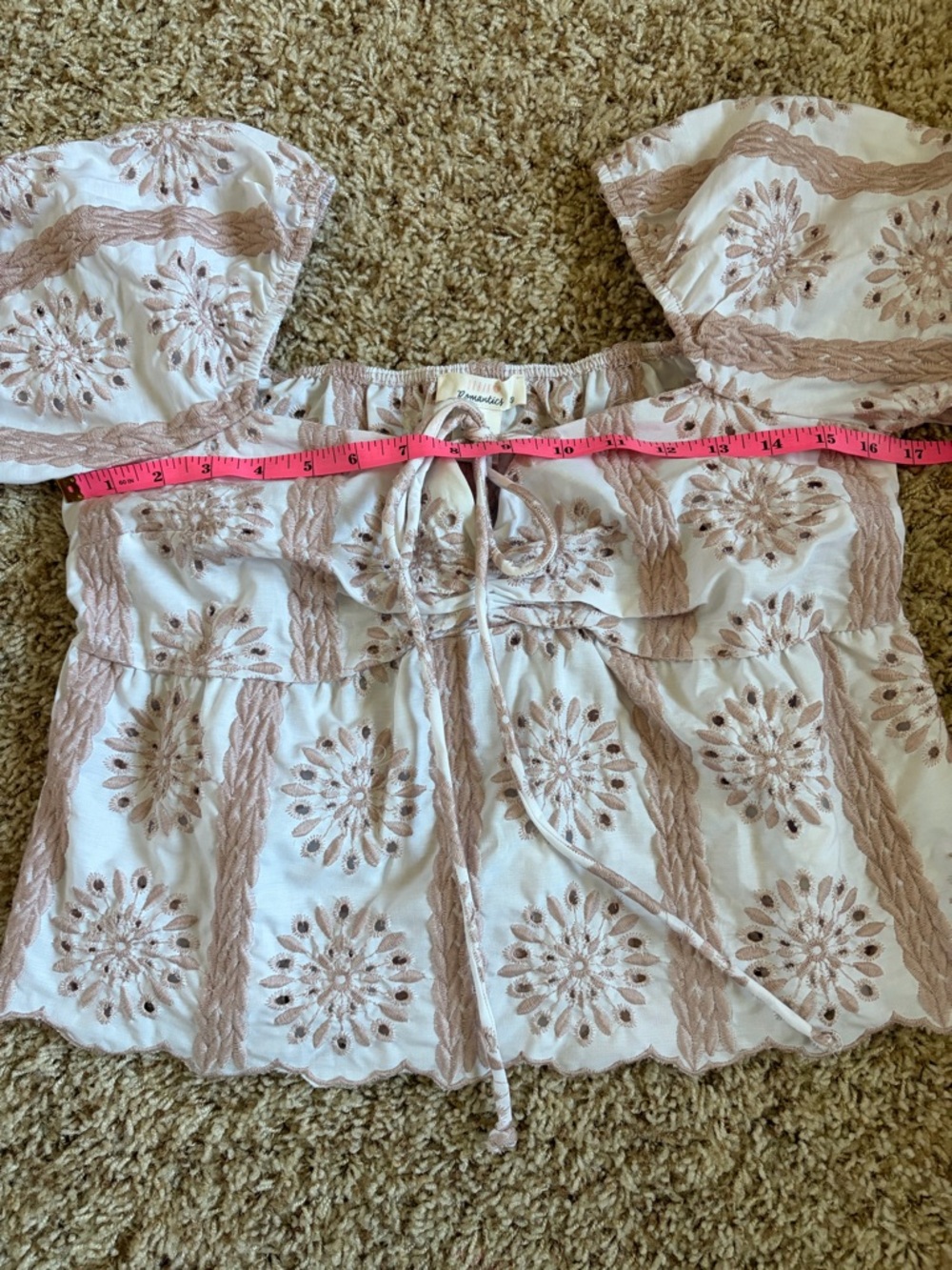 Urban Romantics Eyelet Top - Picture 9 of 10